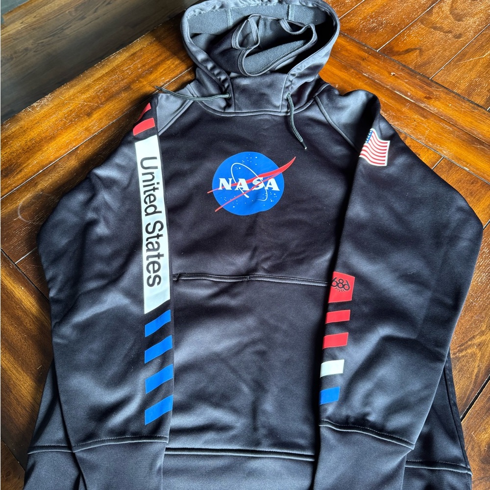 686 Black NASA Hoodie
